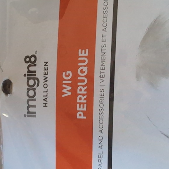 Long White Wig Halloween Costume New - Picture 3 of 5